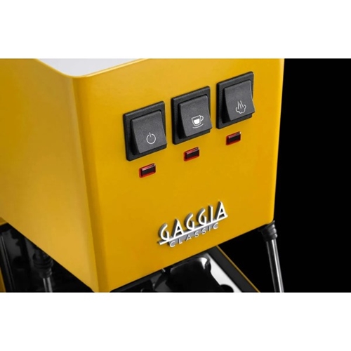 מכונת קפה ידנית Gaggia classic evo pro צהובה