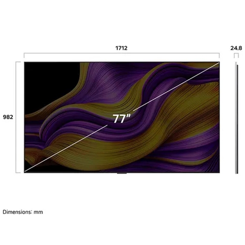 טלוויזיה חכמה "77 LG OLED77G56LA OLED evo AI G5