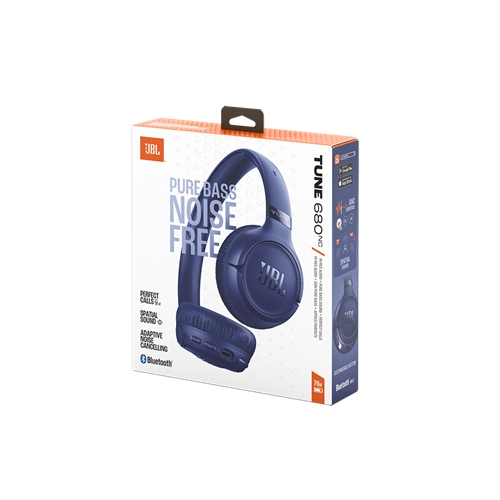 אוזניות אלחוטיות + מסנן רעשים JBL TUNE 680BTN כחול