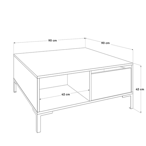 שולחן סלון כולל מגירה לאחסון HOMAX Kent SHP-660