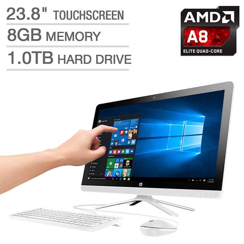 מחשב AIO מסך 23.8" מגע HP 24-g237c