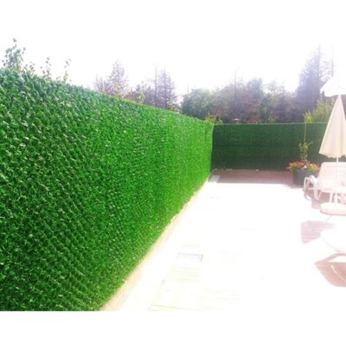 גדר קיר מצופה דשא סינטטי דגם יהלום 2 מטר / 10 מטר