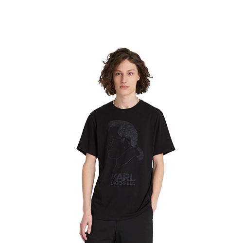 טי שירט Karl Lagerfeld לגברים דגם Logo Tee