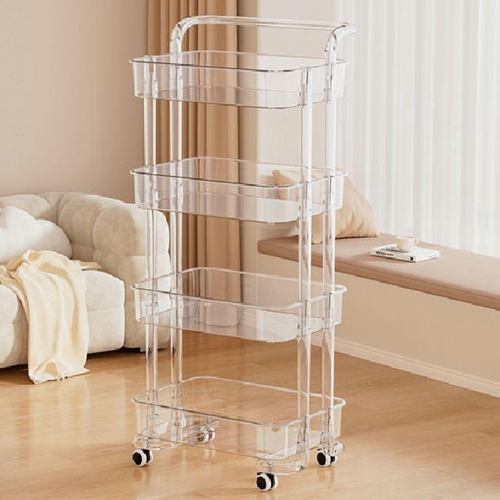 עגלת שירות אקריל 4 קומות דגם 4 Pure