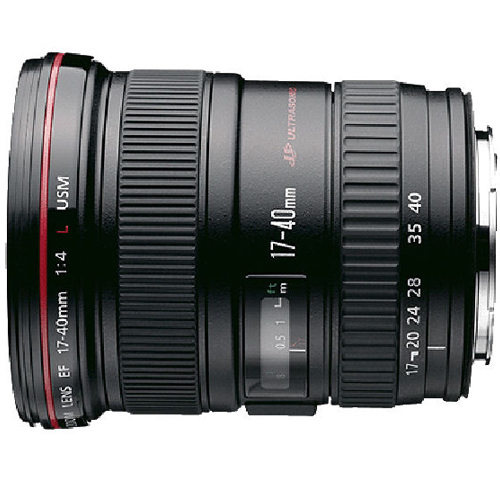 עדשה למצלמות SLR מקצועית Canon EF17-40mm f/4
