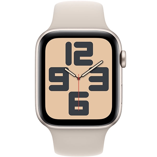 שעון אפל Apple Watch SE GPS 44mm צבע Starlight