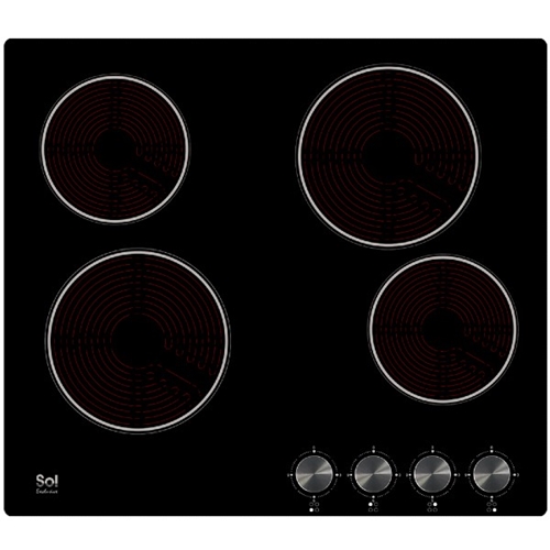 כיריים קרמיות 60 ס"מ דגם FQ6VR-1161 סול SOL