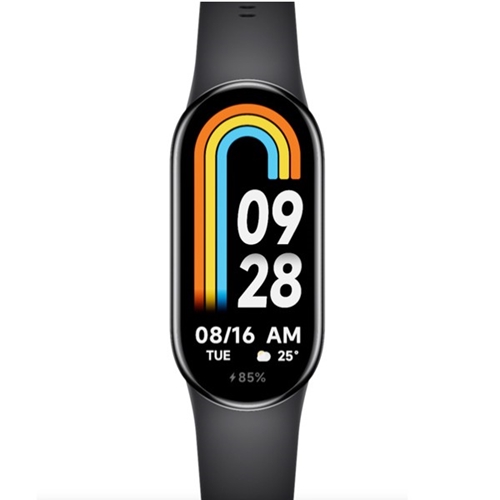 צמיד כושר חכם Xiaomi Smart Band 8 שיואמי בצבע שחור