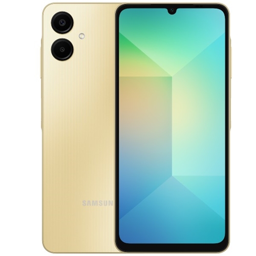 סמארטפון SAMSUNG Galaxy A06 4/64GB סמסונג זהב