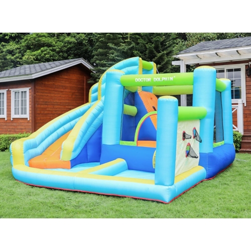 מתקן קפיצה מתנפח מדהים עם מגלשה דגם ED9635