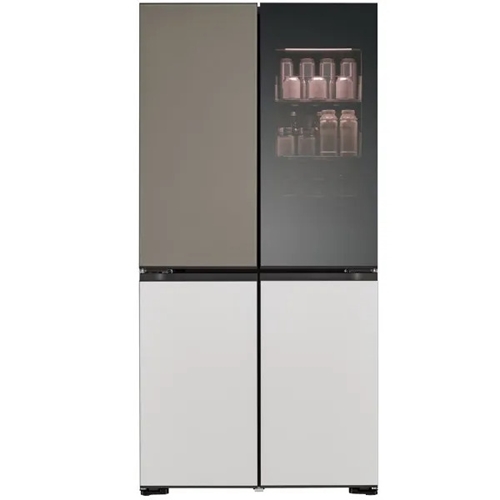 מקרר 4 דלתות 617 ליטר mood up דגם LG R-4D760MDUP