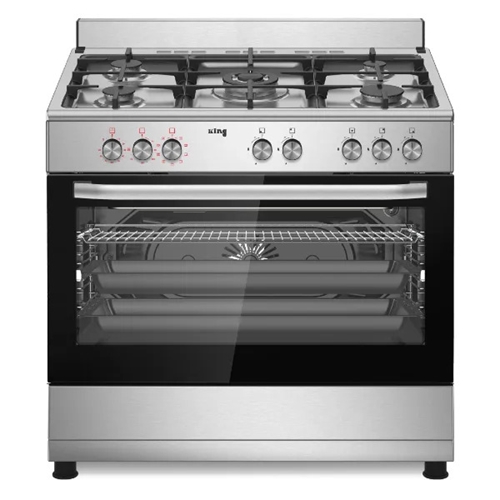 תנור משולב כיריים גז 98 ליטר KING KFS-9060IX PRO
