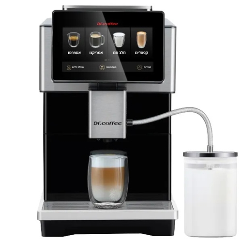 מכונת קפה אוטומטית כולל מקציף דגם Dr. Coffee H3