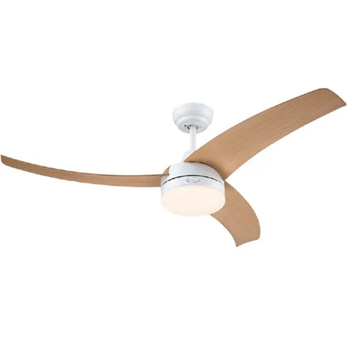 מאוורר תקרה דגם "52 WESTINGHOUSE LONGWOOD לבן/עץ