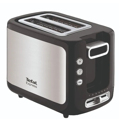 מצנם 2 פרוסות דגם TEFAL TT365027 שחור נירוסטה