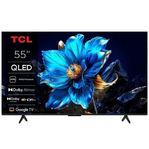 טלוויזיה חכמה "55 דגם TCL 4K QLED GOOGLE TV 55P7K