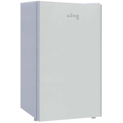 מקרר משרדי 91 ליטר KING KRF-90GW זכוכית לבנה