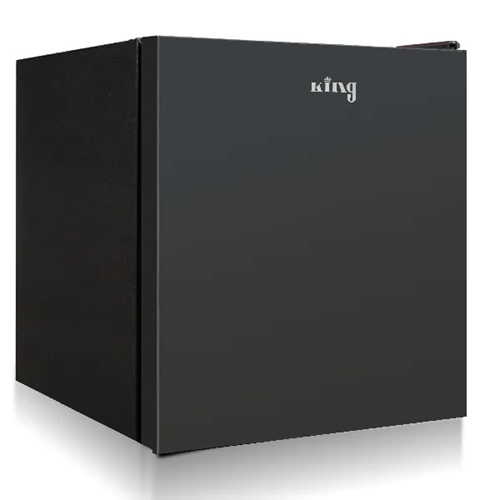 מקרר משרדי 46 ליטר KRF-50GB קינג KING זכוכית שחורה
