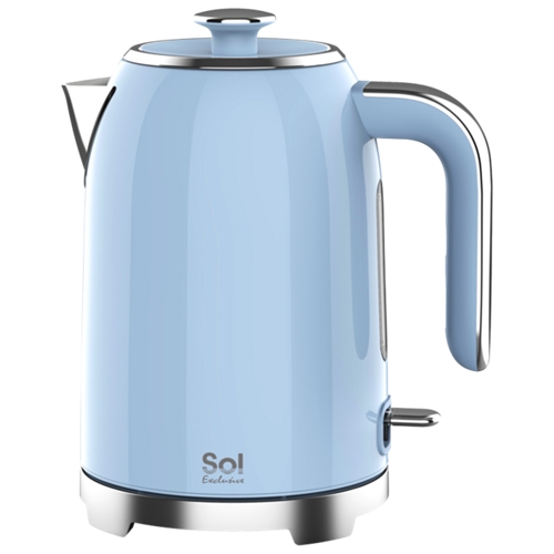 קומקום חשמלי נשלף 1.7 ליטר דגם SOL SL-7005 תכלת