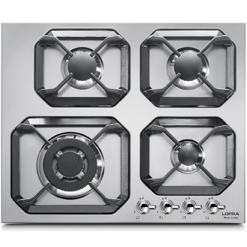 כיריים גז דגם HRS6GO SILVER כפתורי כסף