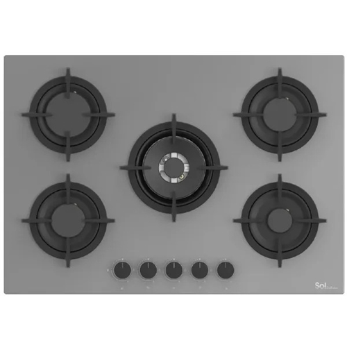 כיריים 5 להבות גז 70 ס"מ דגם F7GGW-857 סול SOL