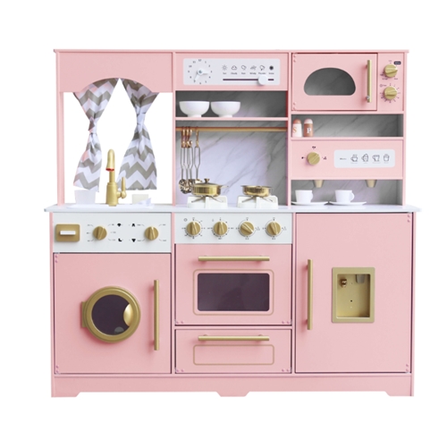 מטבח עץ ענק לילדים אלקטרוני דגם דורין BIGALE