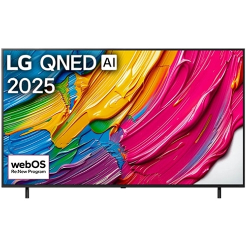 טלוויזיה "86 webOS QNED 4K דגם LG 86QNED80A6A