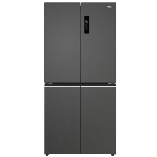 מקרר 4 דלתות 601 ל' BEKO GN91601DX נירוסטה מושחרת