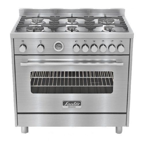 תנור משולב כיריים 90 ס"מ SAUTER SOC9080IX נירוסטה