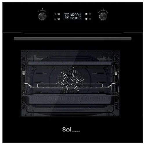 תנור בנוי 60 ס"מ דגם SOL HO-9903B סול שחור