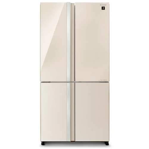 מקרר 4 דלתות 611 ליטר SHARP SJ-8942BG זכוכית בז'