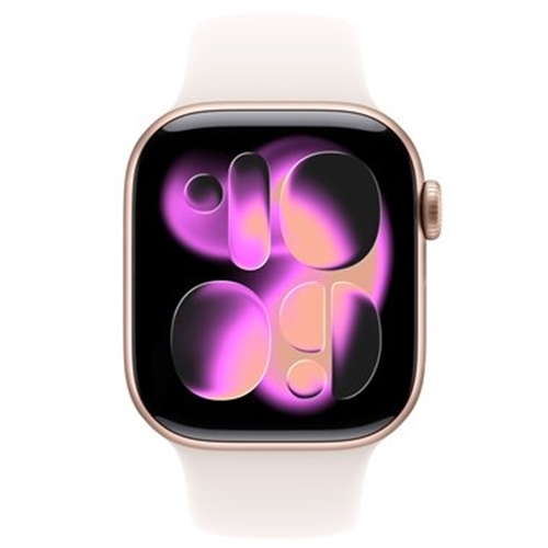 שעון Apple 11 Cell 42mm Rose Gold + Blush band S/M