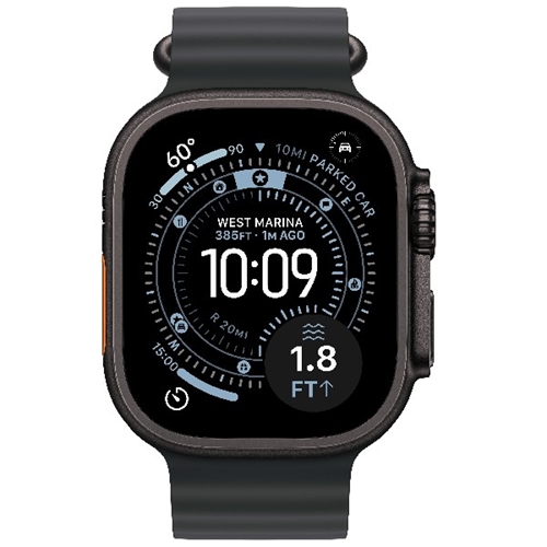 שעון Apple Ultra 3 Cell 49mm B.Titan + Black Band