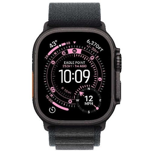 שעון Apple Ultra 3 Cell 49mm B.Titan + Blk Loop/S