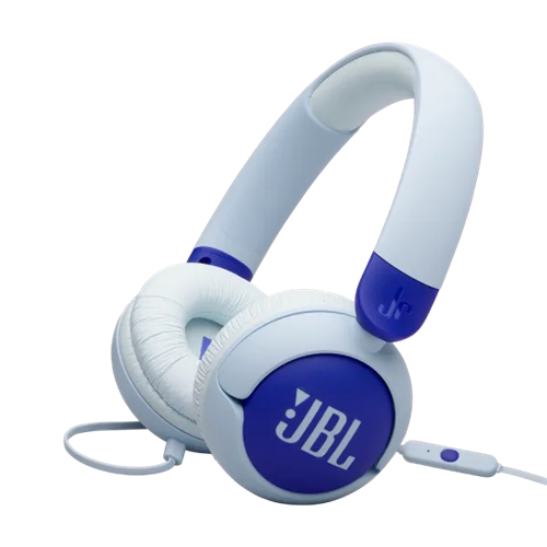 אוזניות קשת חוטיות לילדים דגם JBL JR320 כחול