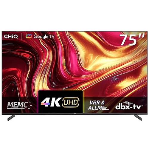 טלוויזיה חכמה CHIQ U75M10F 75" UHD 4K
