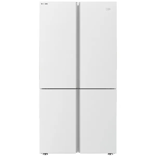 מקרר 4 דלתות 572 ליטר BEKO GN1406223GW זכוכית לבנה