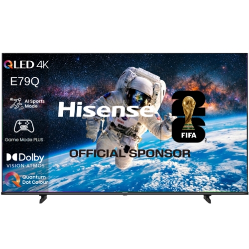 טלוויזיה חכמה "50 HISENSE 50E79Q QLED 4K Ultra HD