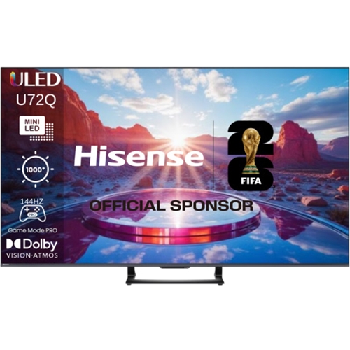 טלוויזיה חכמה "55 HISENSE 55U72Q Mini LED 4K