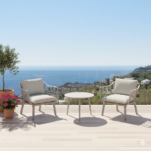 סט ישיבה 2 כורסאות + שולחן מישיגן Australia Garden