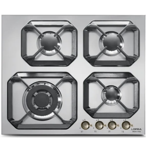 כיריים גז 4 להבים נירוסטה ברונזה LOFRA HRS6GO