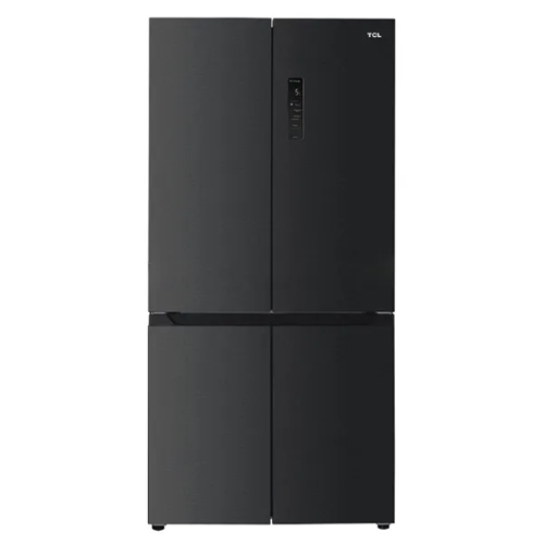 מקרר 4 דלתות 600 ליטר TCL C780CDBN נירוסטה מושחרת