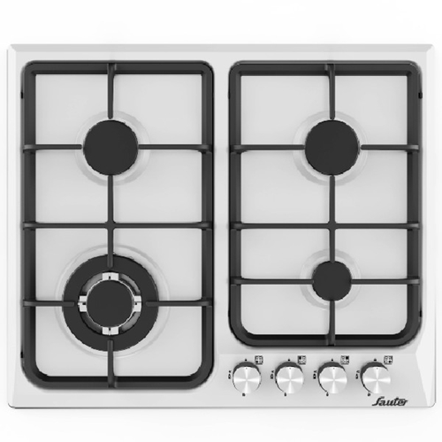 כיריים גז 4 להבות 60 ס"מ SAUTER SHE317W לבן