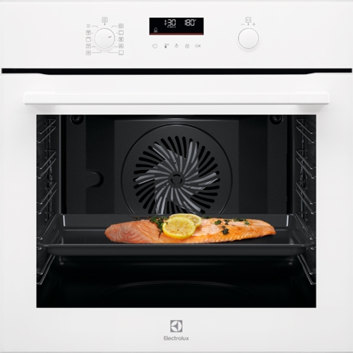תנור בנוי פירוליטי 71 ליטר Electrolux EOP6401 לבן