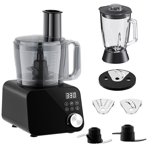 מעבד מזון 1000W דיגיטלי דגם HEMILTON HEM-2126 שחור