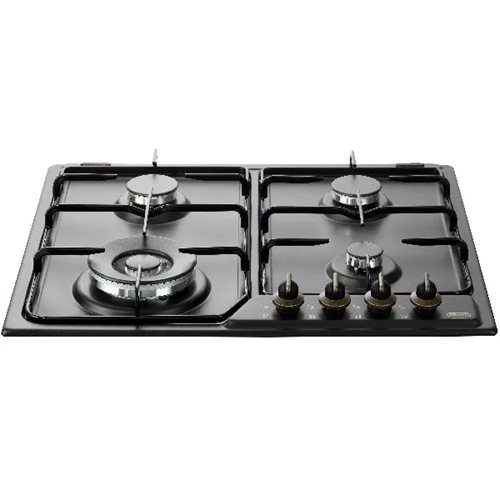 כיריים גז 60 ס"מ 4 מבערים DELONGHI DGH1360RAN פחם