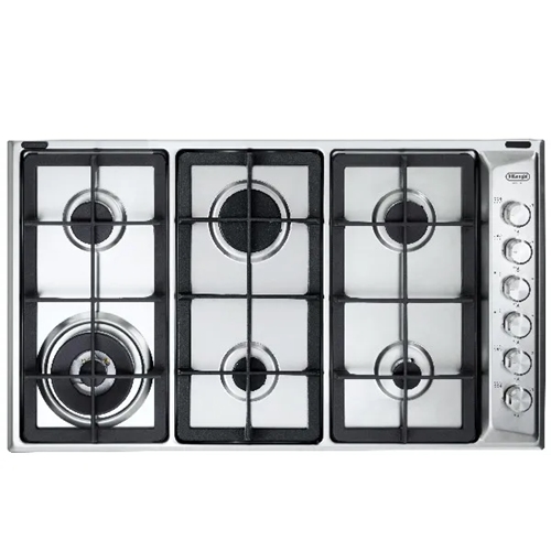 כיריים גז 90 ס"מ 6 להבות DELONGHI DGH3390CX