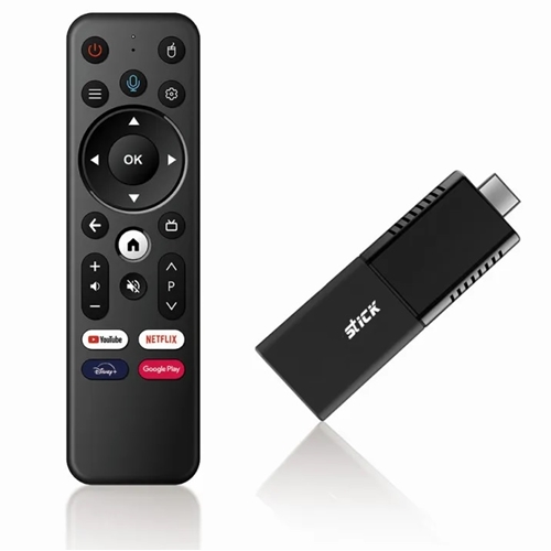 סטרימר ANDROID TV STICK שלט חכם כולל מגוון תוכנות