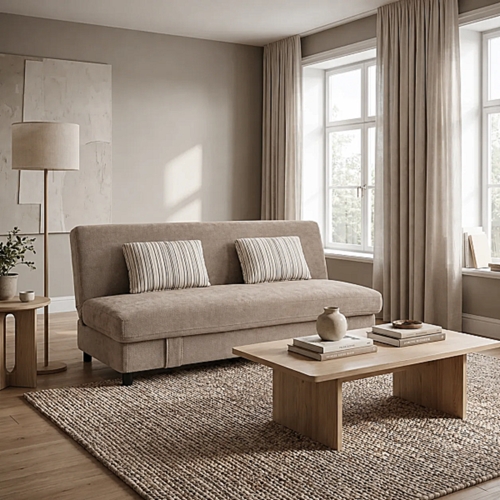 ספה מעוצבת נפתחת למיטה רחבה דגם אואזיס HOME DECOR