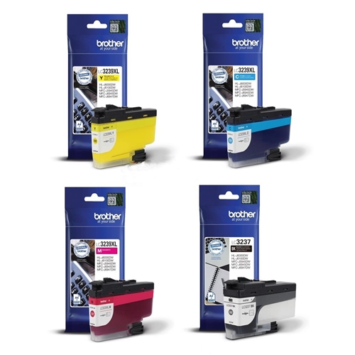 סט 4 ראשי דיו מקוריים Brother LC3239XL